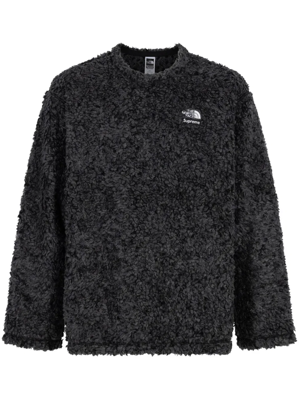 Джемпер из флиса с высоким ворсом "черный" от The North Face Supreme
