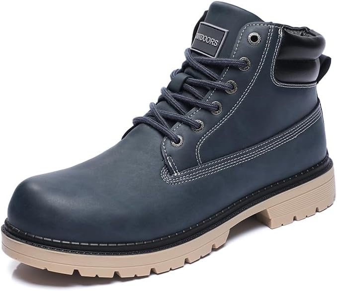 

Походные ботинки JSWEI для мужчин и женщин, удобные повседневные ботинки-чукка - оксфорды и дерби для активного отдыха, водонепроницаемые, легкие, на шнуровке, устойчивые к прогулке, с завышенной талией, синий