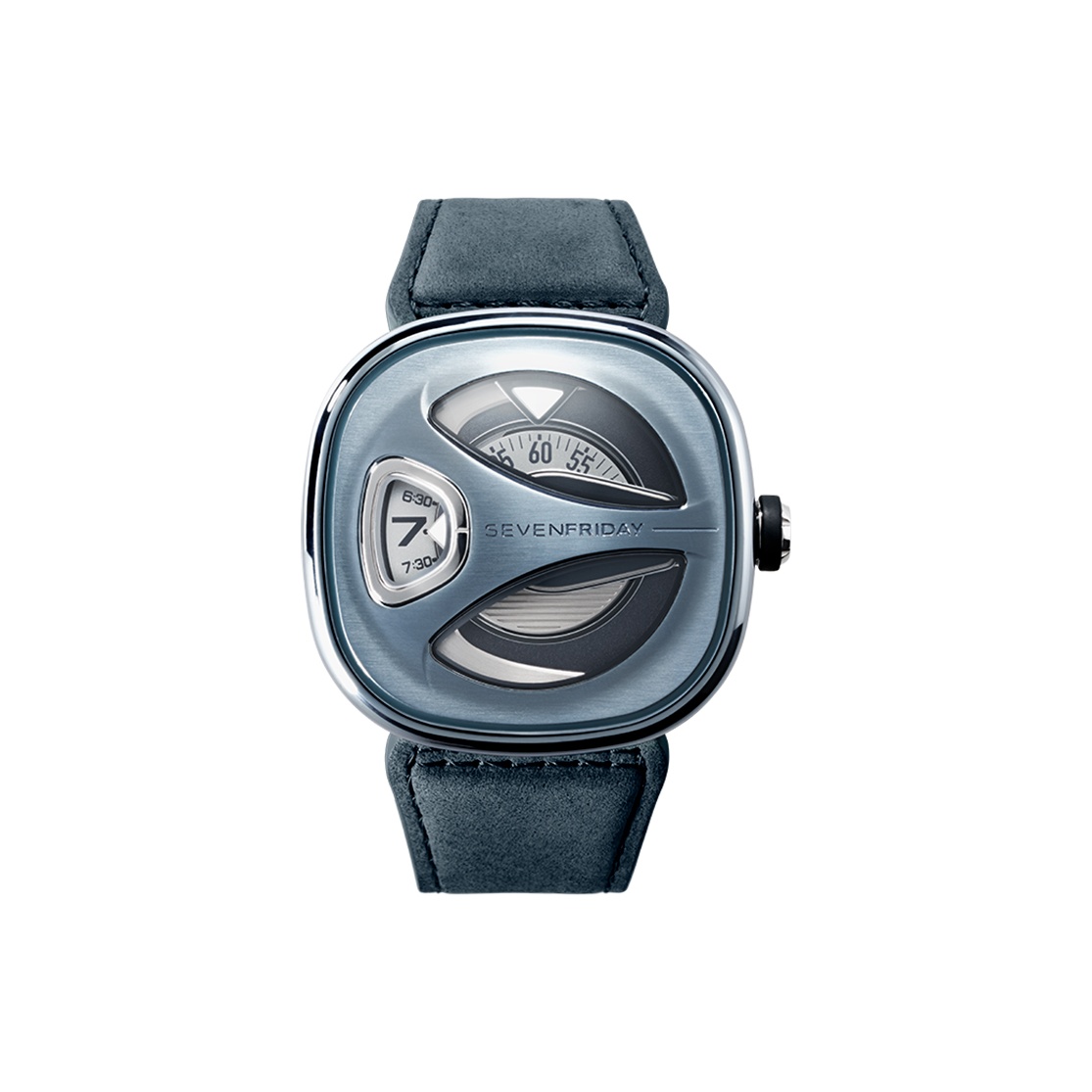 

SEVENFRIDAY Мужские часы с автоматическим механическим механизмом, синий циферблат
