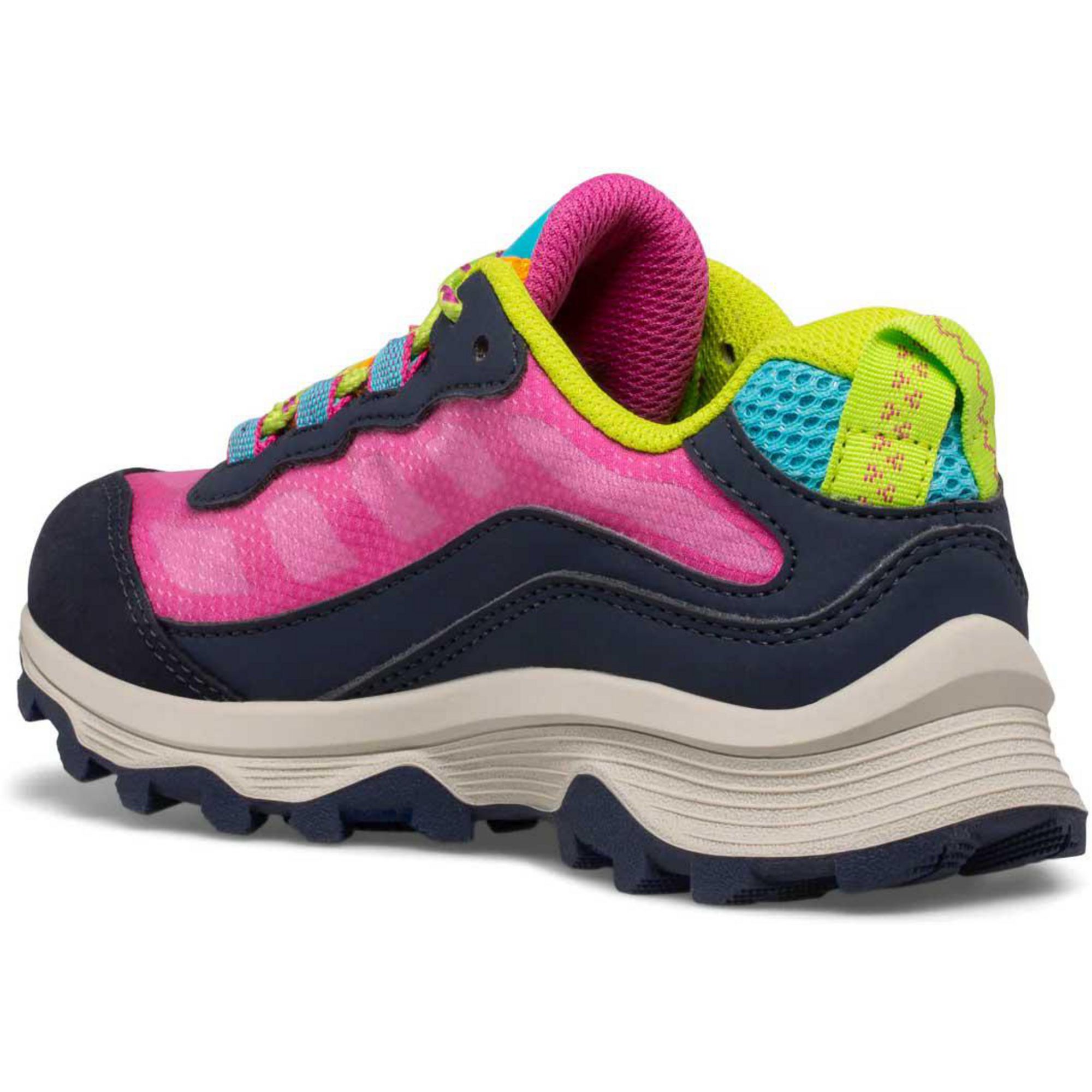 Детские водонепроницаемые походные ботинки Moab Speed Low Merrell, Navy/Multi — фото 3