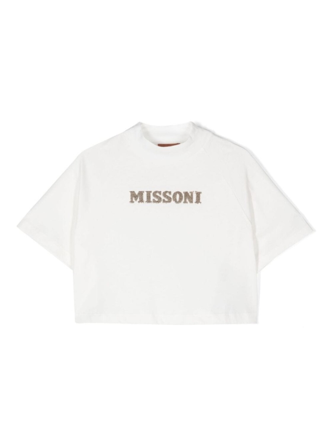 

Missoni Kids футболка с пайетками, белый