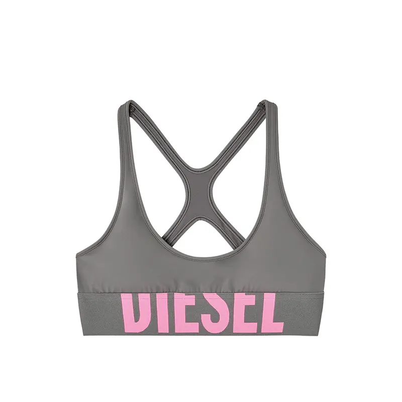 

Спортивный бюстгальтер Allison Cross back DIESEL, серый