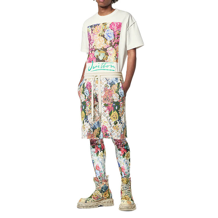 

Новые квартальные продукты LV Casual Shorts Men Pink Louis Vuitton, розовый