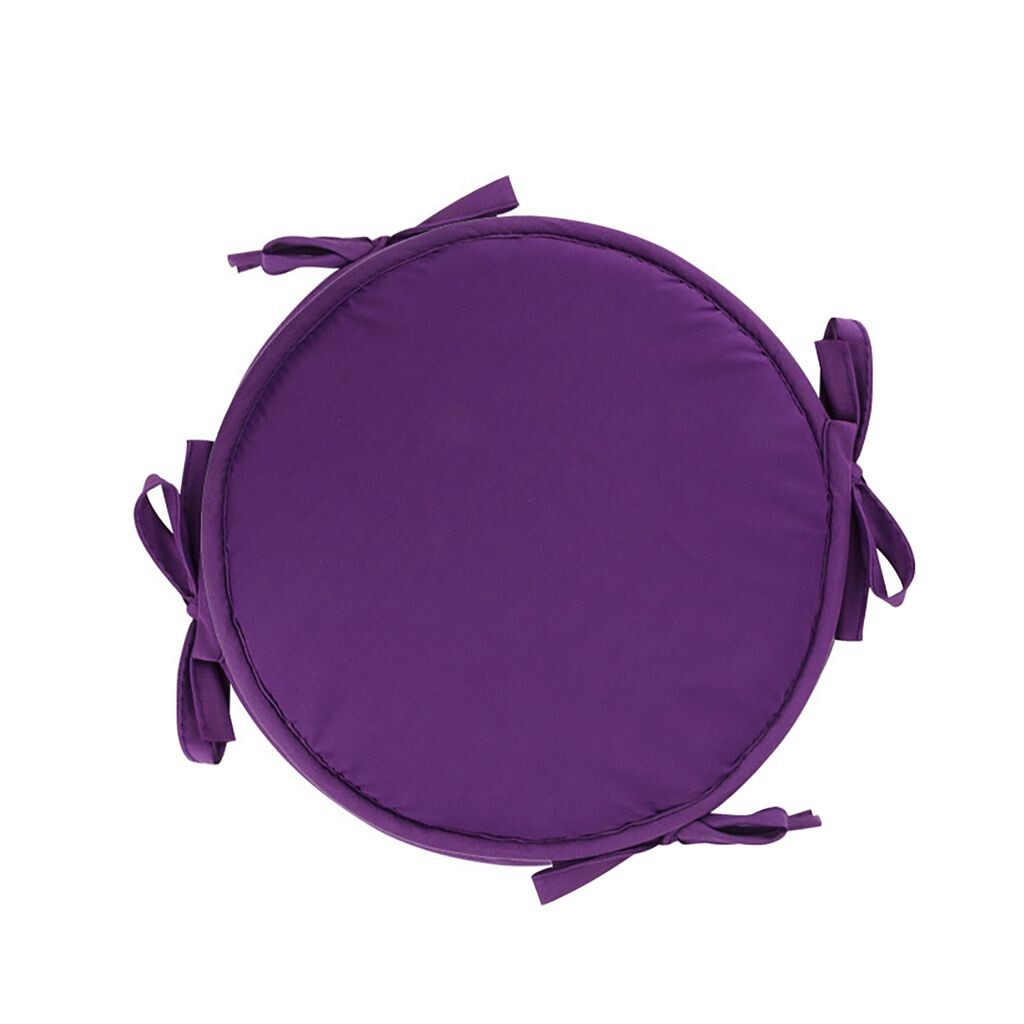 

Круглая подушка, удобные нескользящие мягкие круглые подушечки для сиденья стула для стула, фиолетового цвета Stuttg