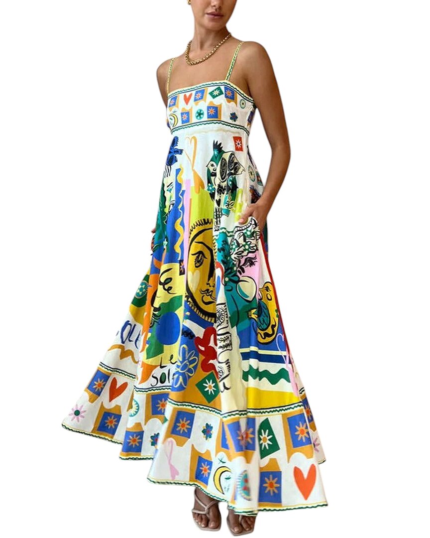 

Платье макси CHARLOTTE GREEN