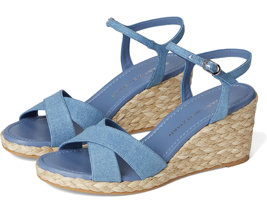 Туфли Stuart Weitzman Dayna Espadrille Wedge, цвет Washed/Natural
