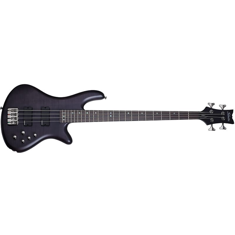 

Басс гитара Schecter Stiletto Studio-4 STBLS + FREE GIG BAG - See Thru Black Satin Bass Studio 4- BRAND NEW