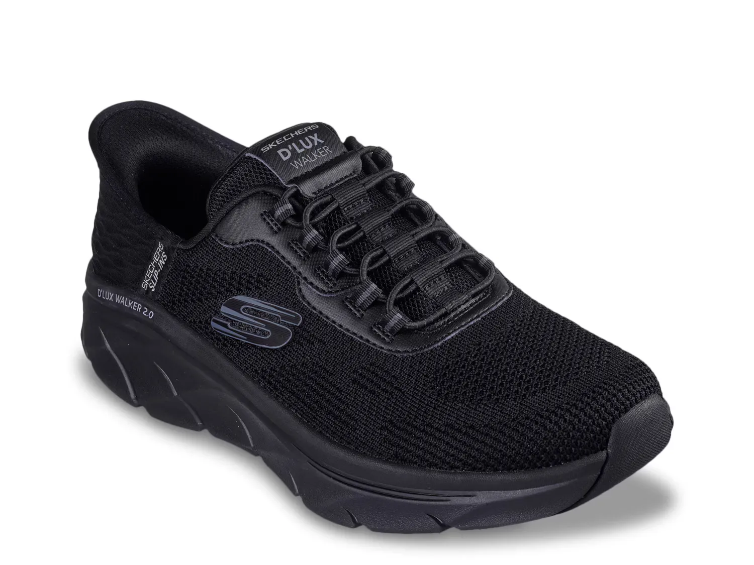 

Кроссовки Hands Free Slip-ins Relaxed Fit D'Lux Walker 2.0 Rezinate Sneaker Skechers, черный