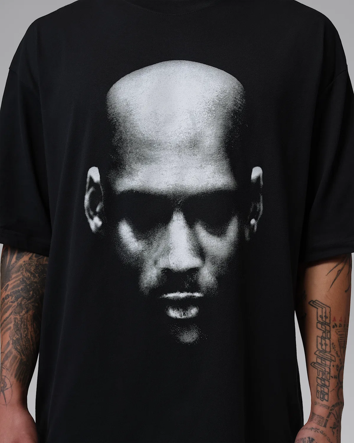 Мужская футболка с принтом Jordan Dri-FIT Sport, Black/White — фото 4