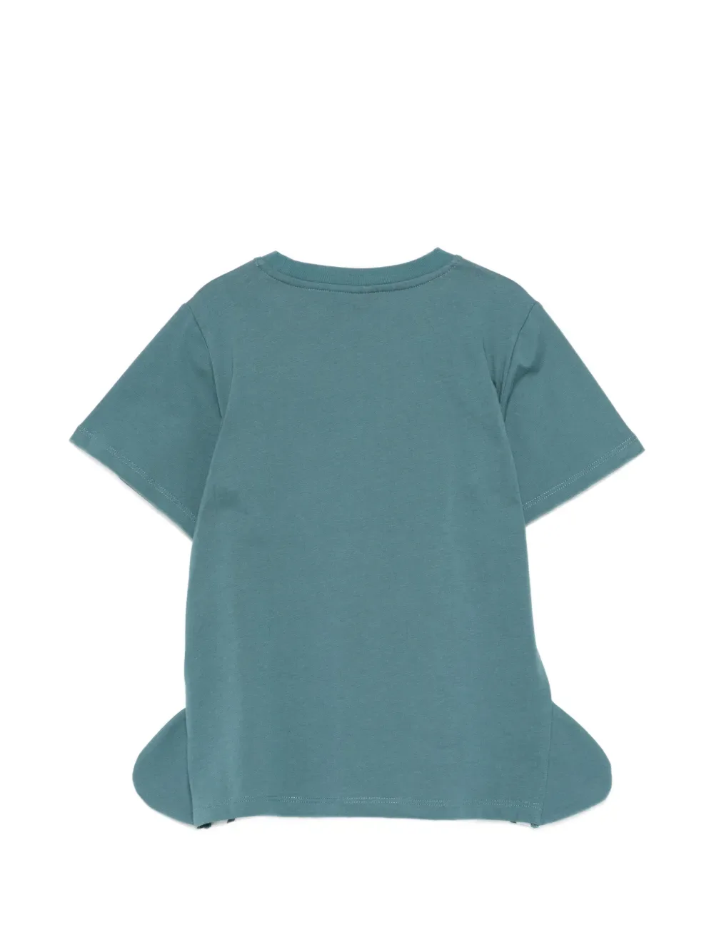 Футболка с принтом «Акула» Stella McCartney Kids, зеленый — фото 2