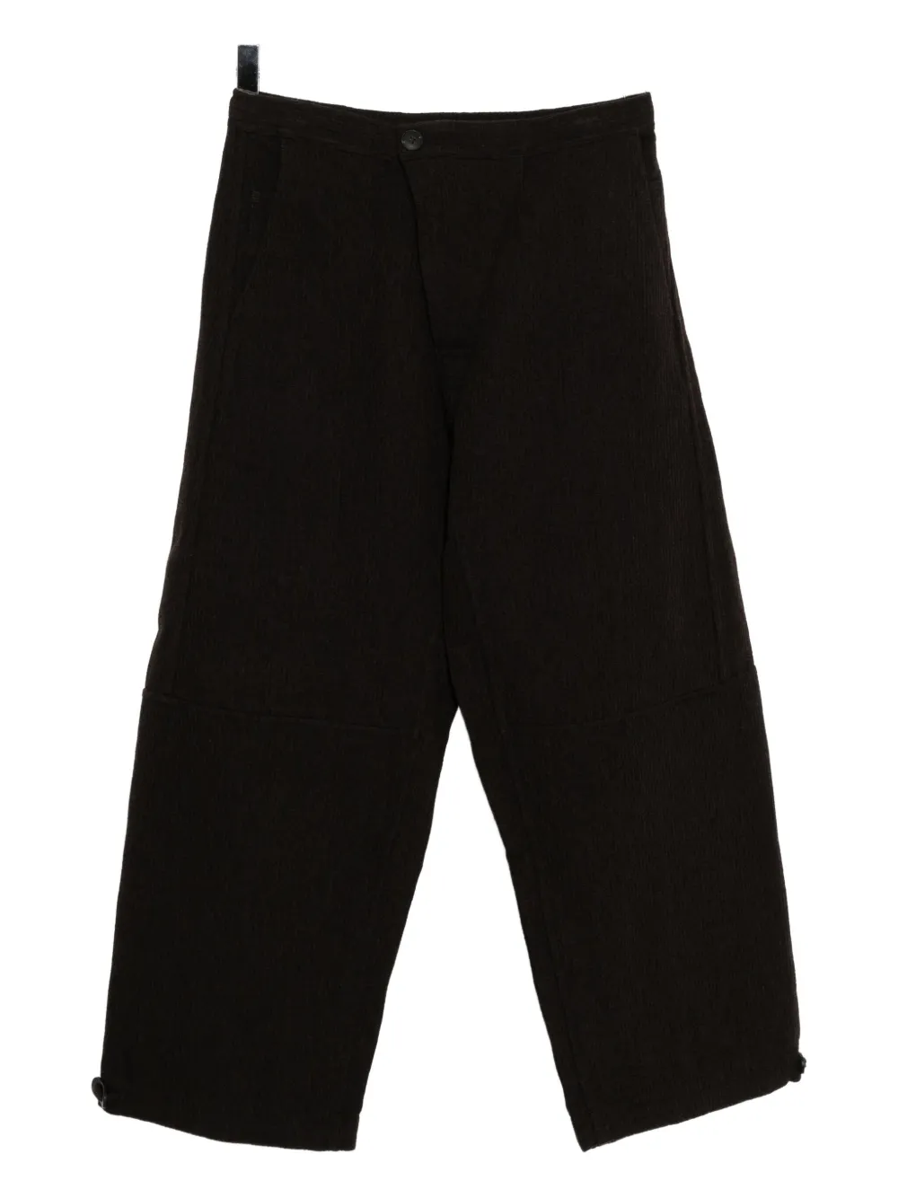 

Брюки с рельефной текстурой Jan Jan Van Essche, коричневый