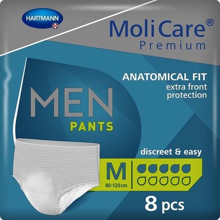 

Мужские брюки MoliCare Premium от слабости мочевого пузыря с алоэ вера, размер M