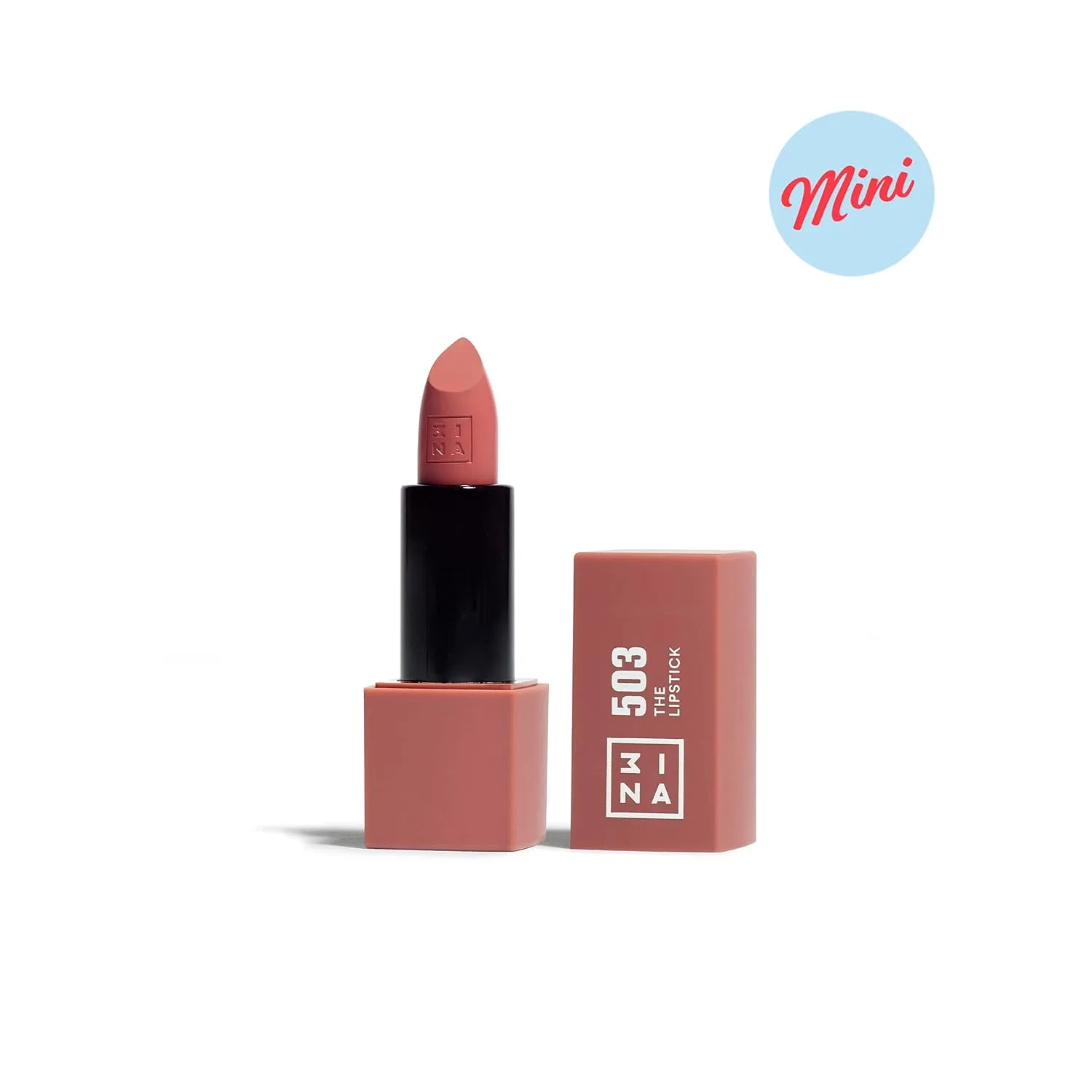 Матовая помада 3INA MAKEUP The Lipstick 503 (мини) нюдовая 3Ina, 503 (Mini) - Nude — фото 2
