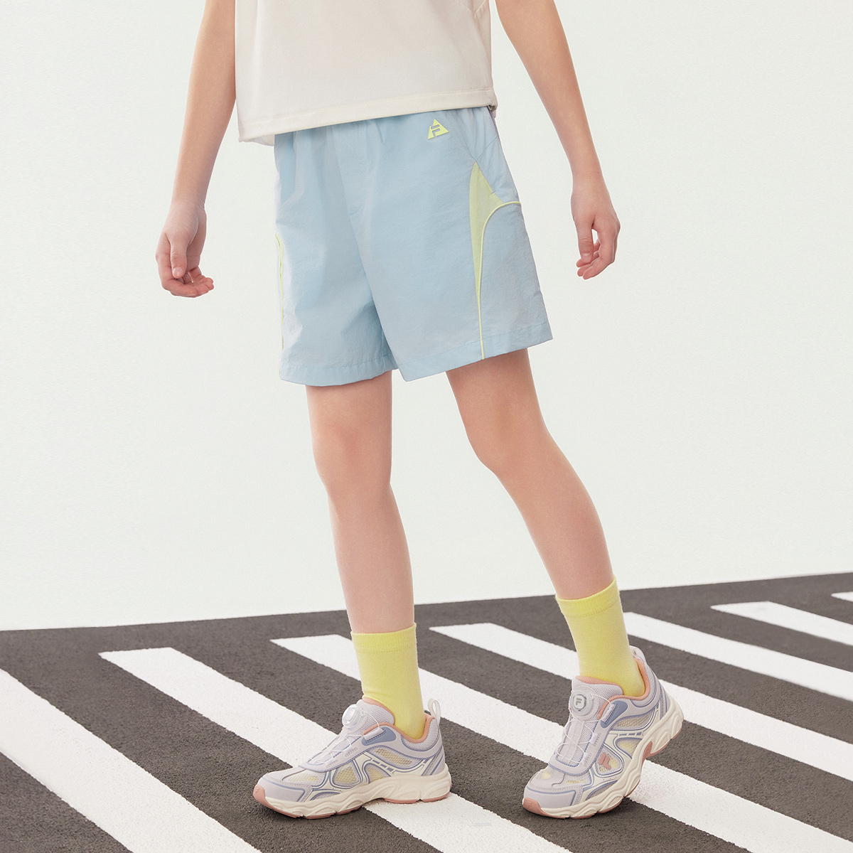 Шорты Teenagers Light Silicon Blue FILA KIDS, голубой — фото 4