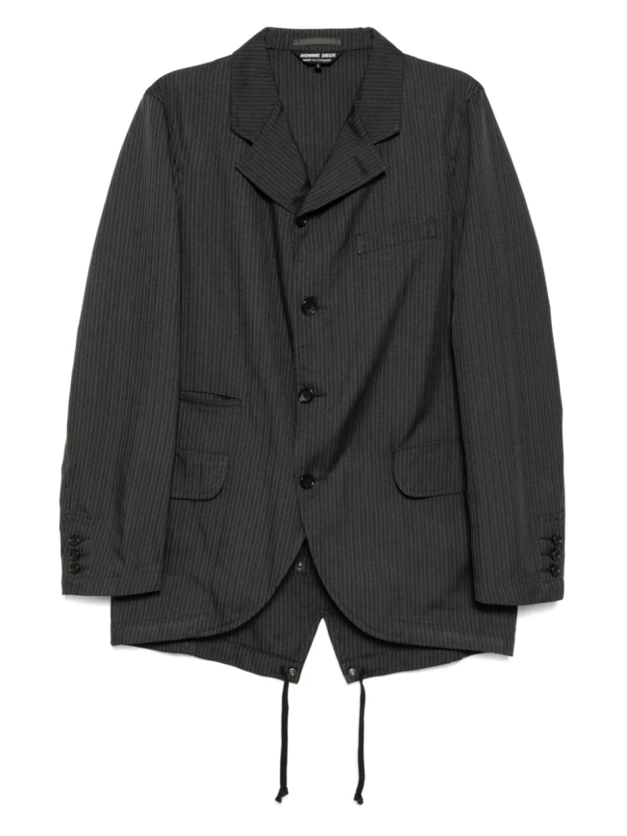 

Comme des Garçons Homme Deux однобортный пиджак, серый