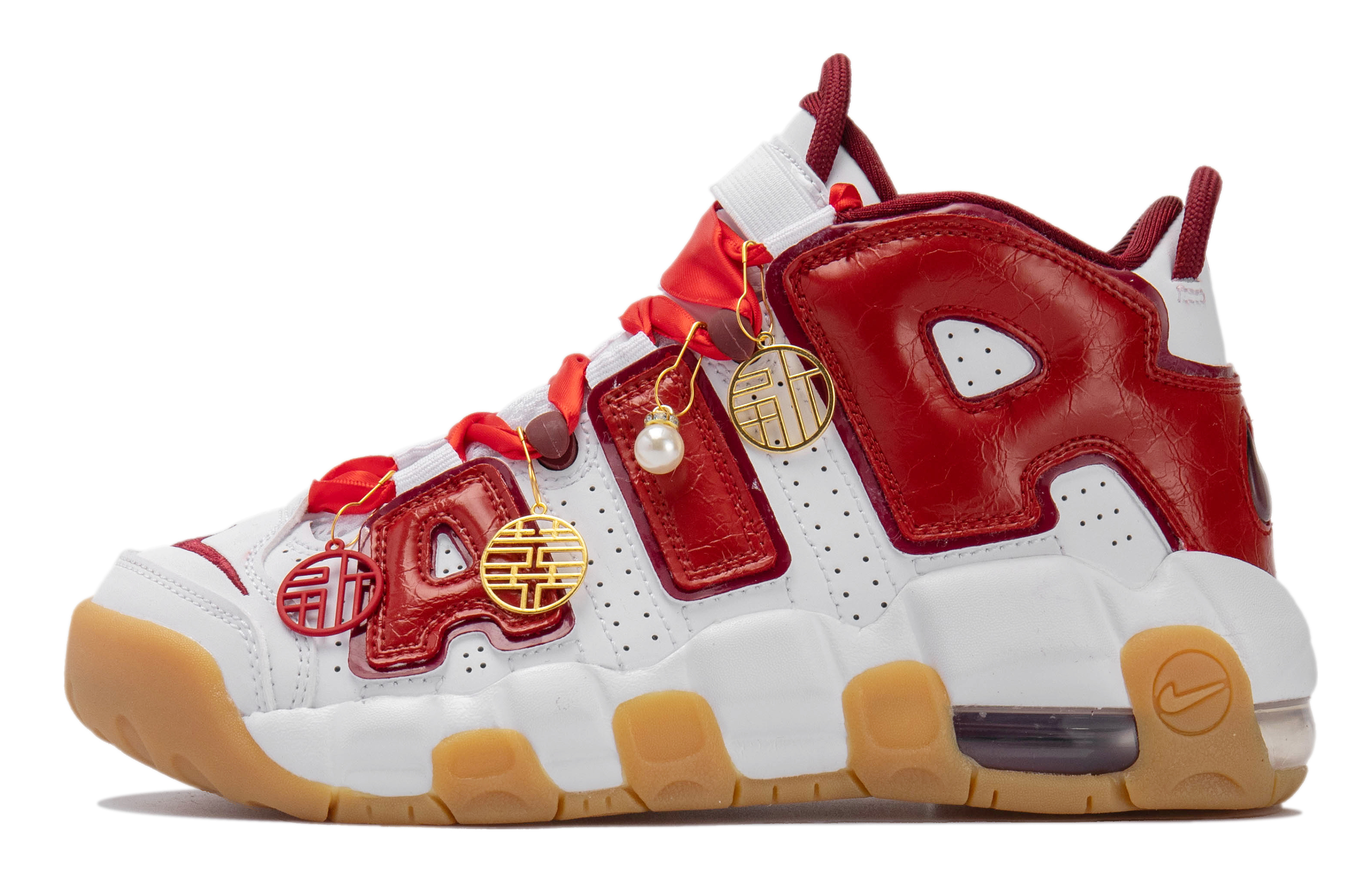 

Женские баскетбольные кроссовки Nike Air More Uptempo Vintage, Red