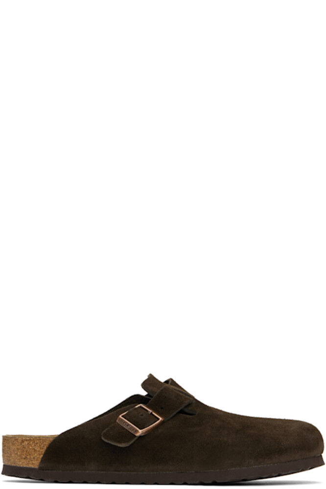 

Коричневые обычные мокасины Boston Soft Footbed Slip-on Birkenstock