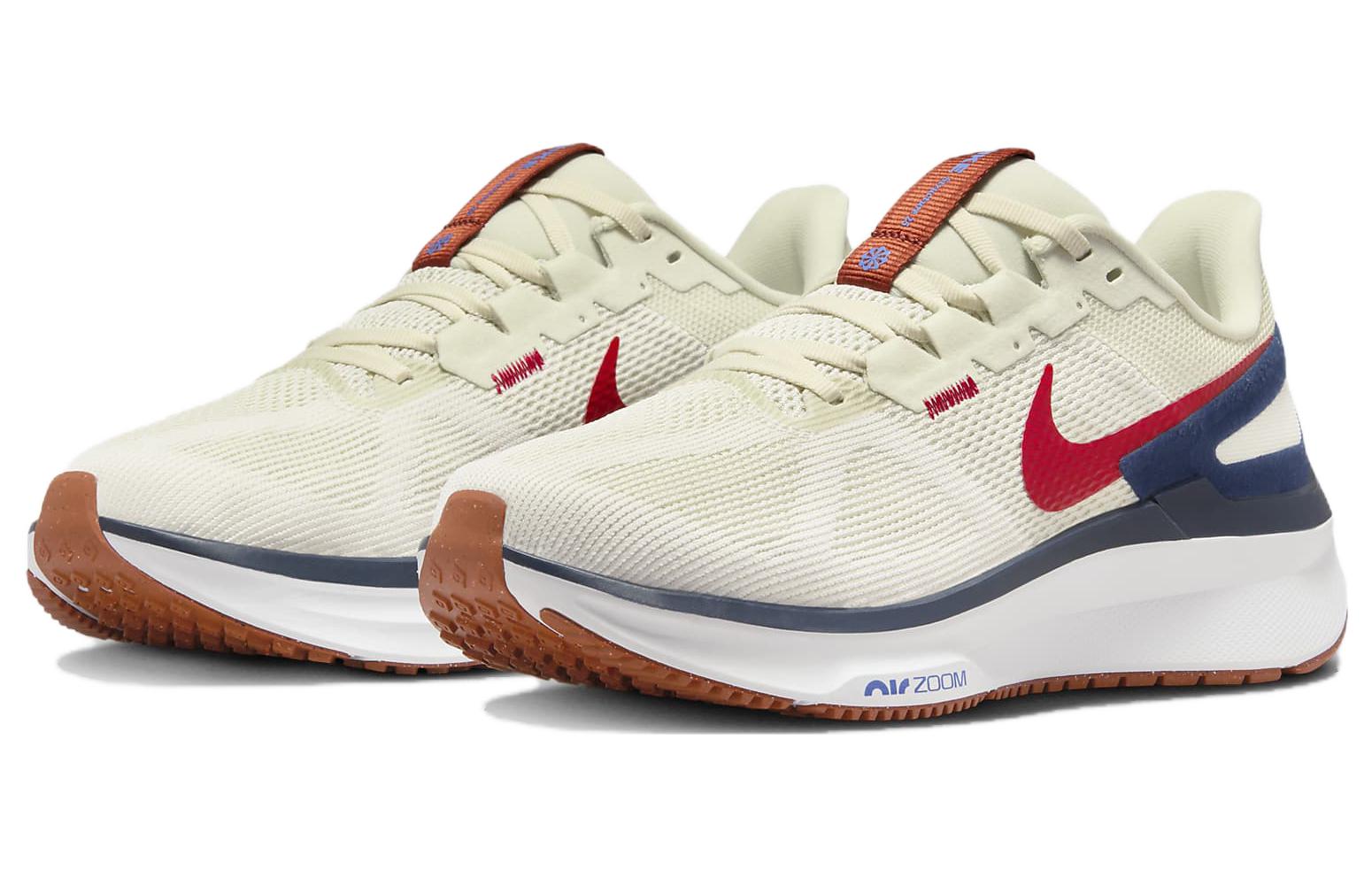 Футболка Nike Zoom Structure 25 Sea Glass University Red, экрю — фото 3