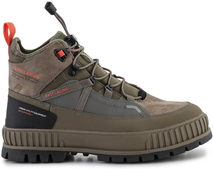 Ботинки Palladium - Unisex Pallashock Travelwp+ Dark Green - 77989377