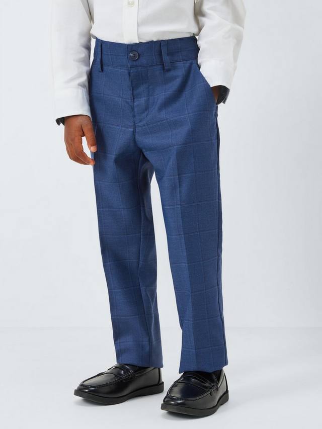 

Детские брюки в клетку John Lewis Heirloom Collection, Navy