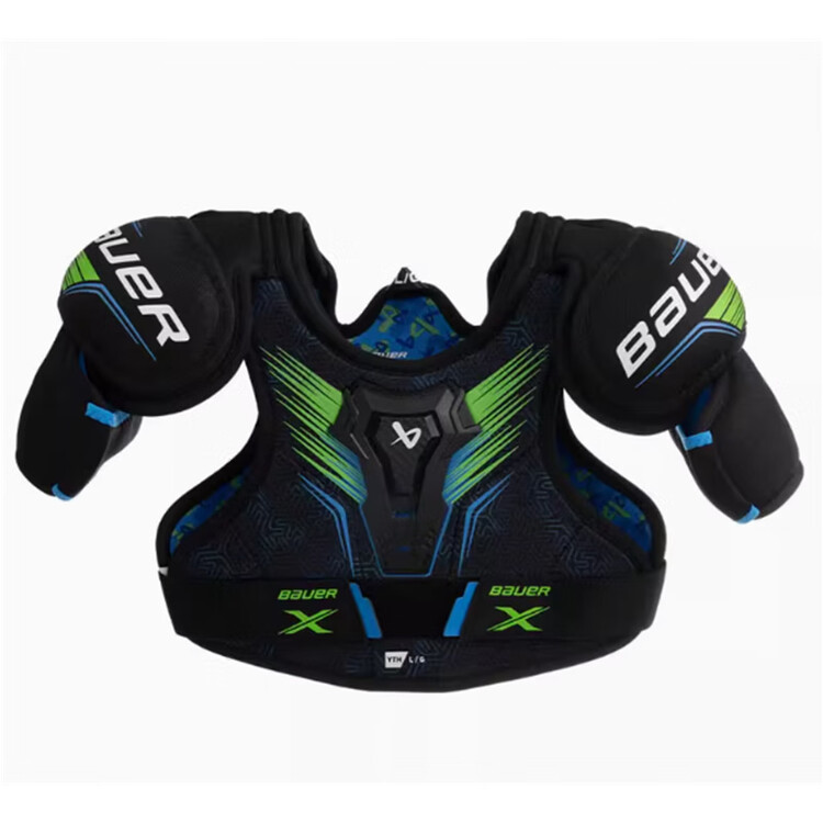 

He Jiagong Детский набор для хоккея S24 X Youth Land: нагрудник и перчатки для роликового катания, защита груди [размер YT-L]