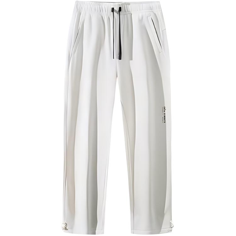 

ANTA Разнообразие тренировочной коллекции вязаные спортивные штаны men's fish belly white