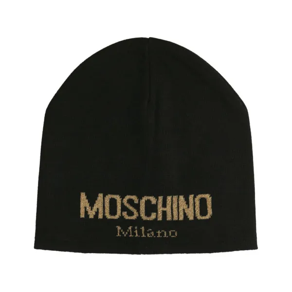 

Шапка с добавлением шерсти Moschino, черный
