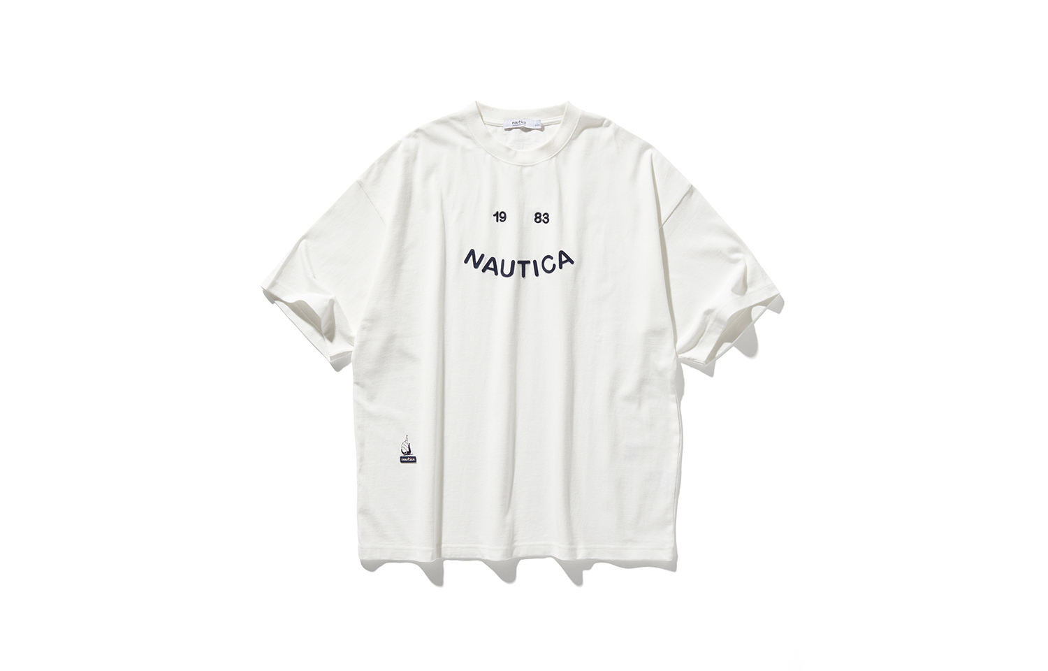 

Футболка с короткими рукавами унисекс Nautica White Sail, Dragon Fruit