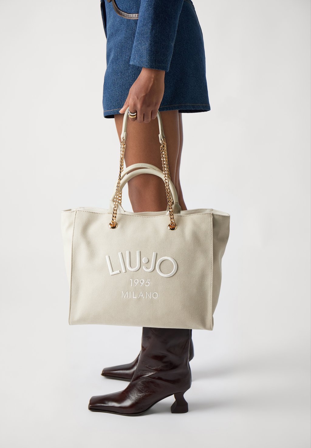 

Сумка-тоут TOTE LIU JO, бежевый