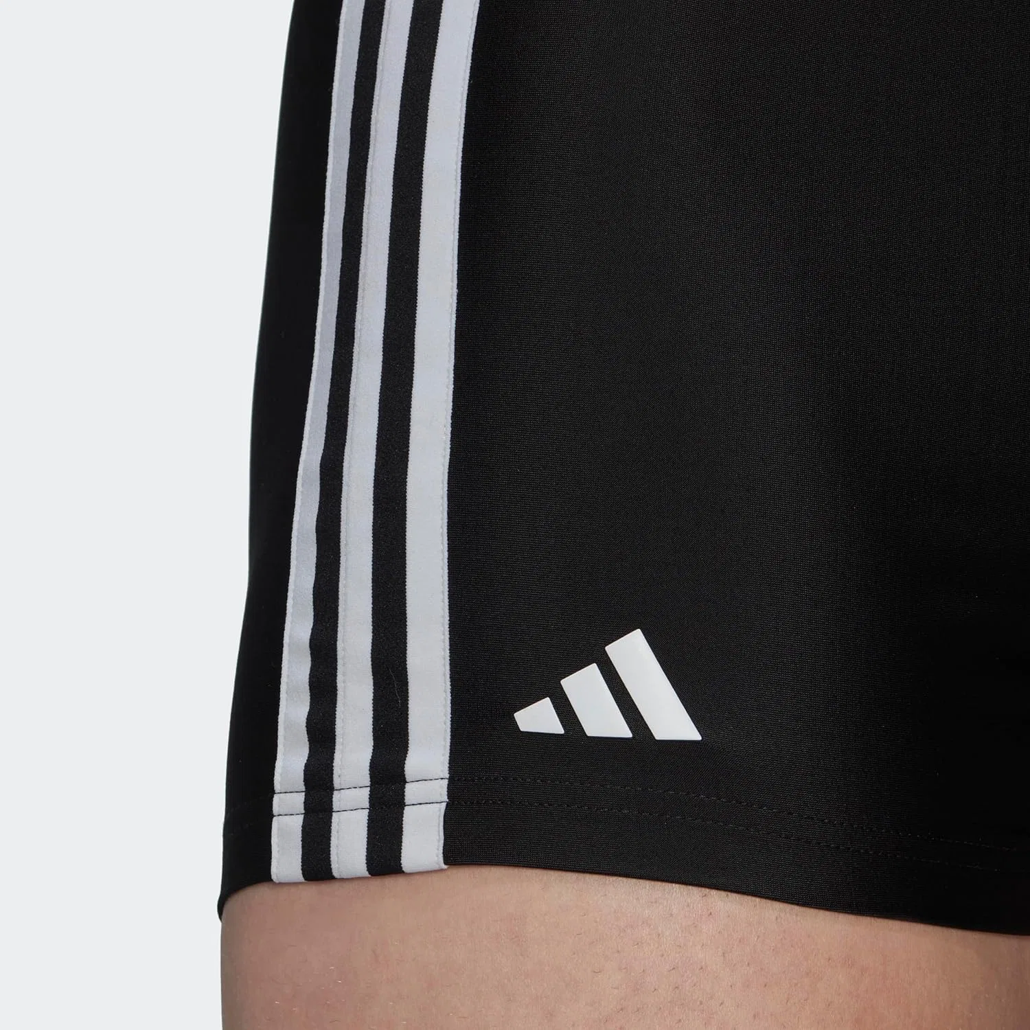 Плавки Adidas Classic 3-Stripes, черно-белый — фото 3