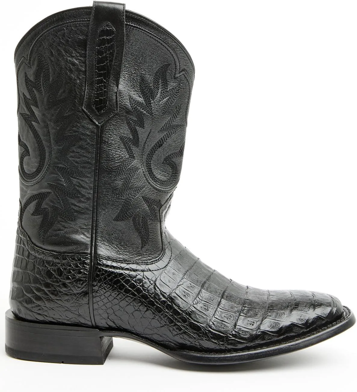 Мужские ковбойские сапоги Cody James Black 1978 года «The Hayward Exotic Caiman Belly Western Boot - Bbxfa25l3», черный — фото 2