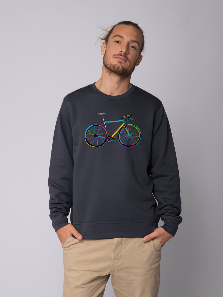 

Толстовка wat Apparel Fahrrad by night, цвет india ink grey
