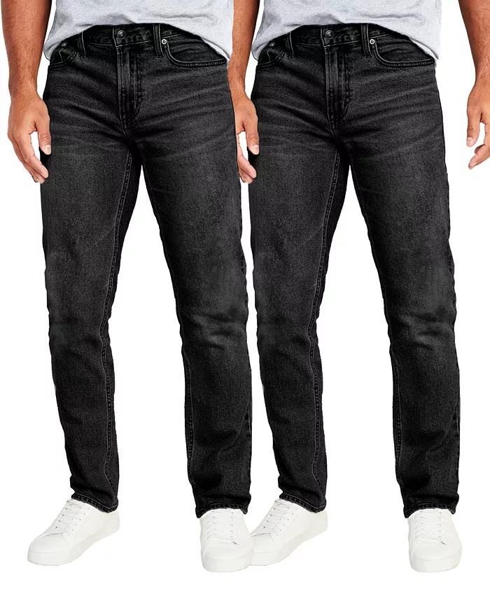 

Мужские джинсы Flex Stretch Slim Straight, 2 шт Blu Rock, черный