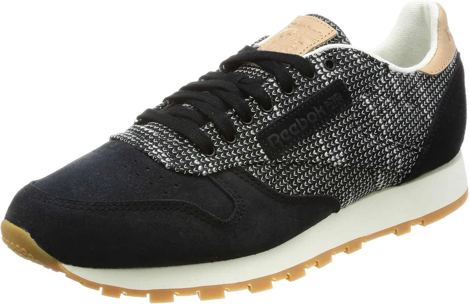 Мужские кожаные кроссовки для фитнеса Reebok Cl, Schwarzstark Grey Sand Stone Gum