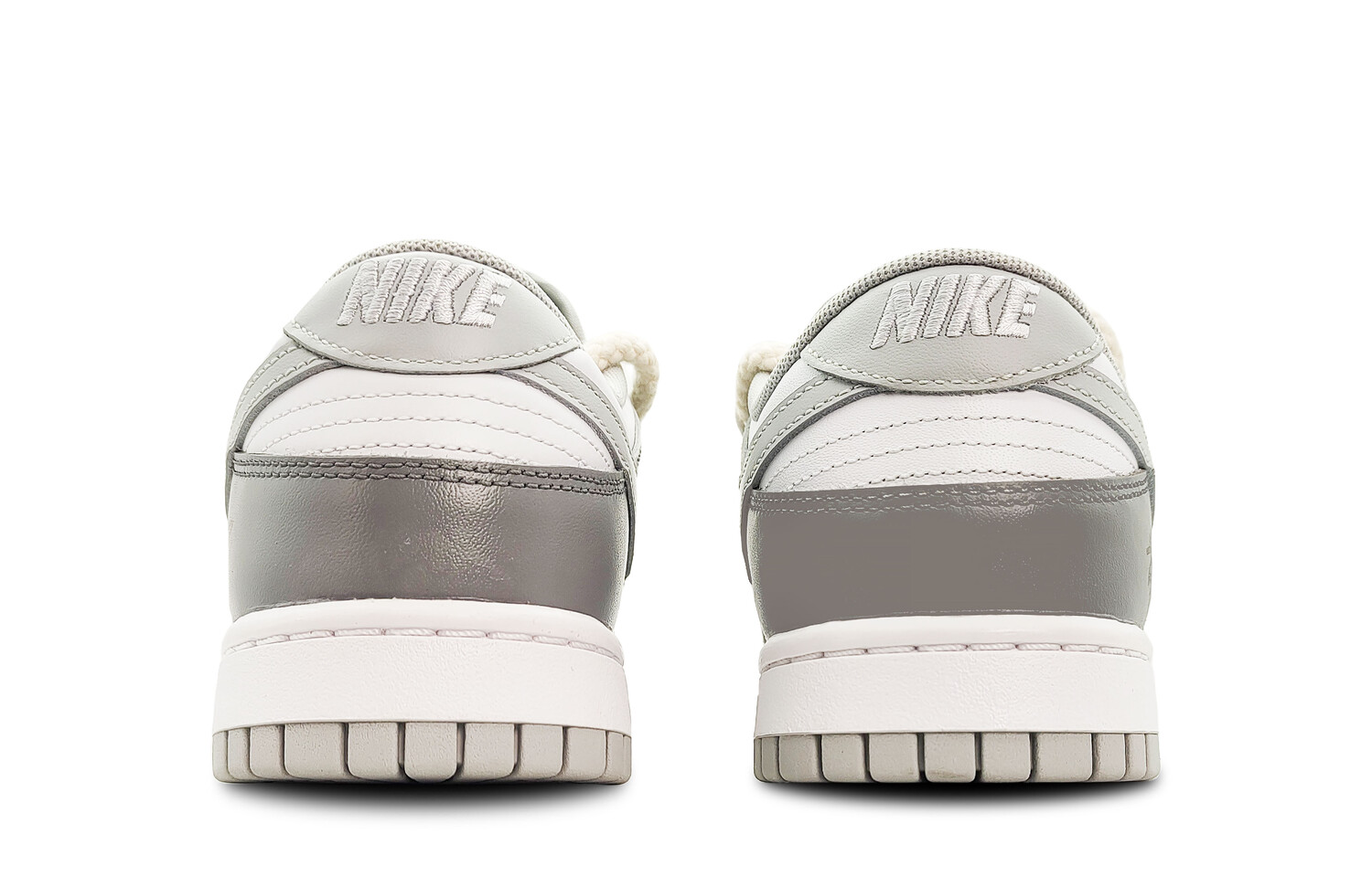 

Кроссовки Nike Dunk Skateboarding Shoes Men Low-top Gray, серый/белый