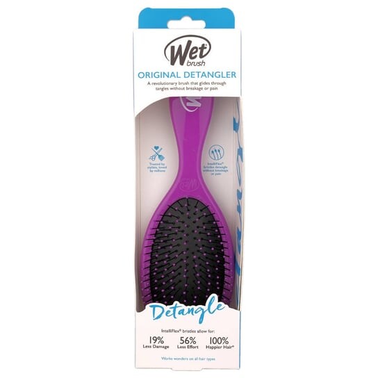 Расческа для волос, фиолетовая Wet Brush, Original Detangler Purple — фото 3