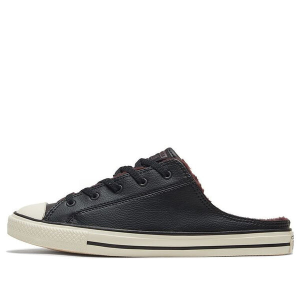 Тапочки chuck taylor all star dainty mule slip 'black currant' Converse, черный