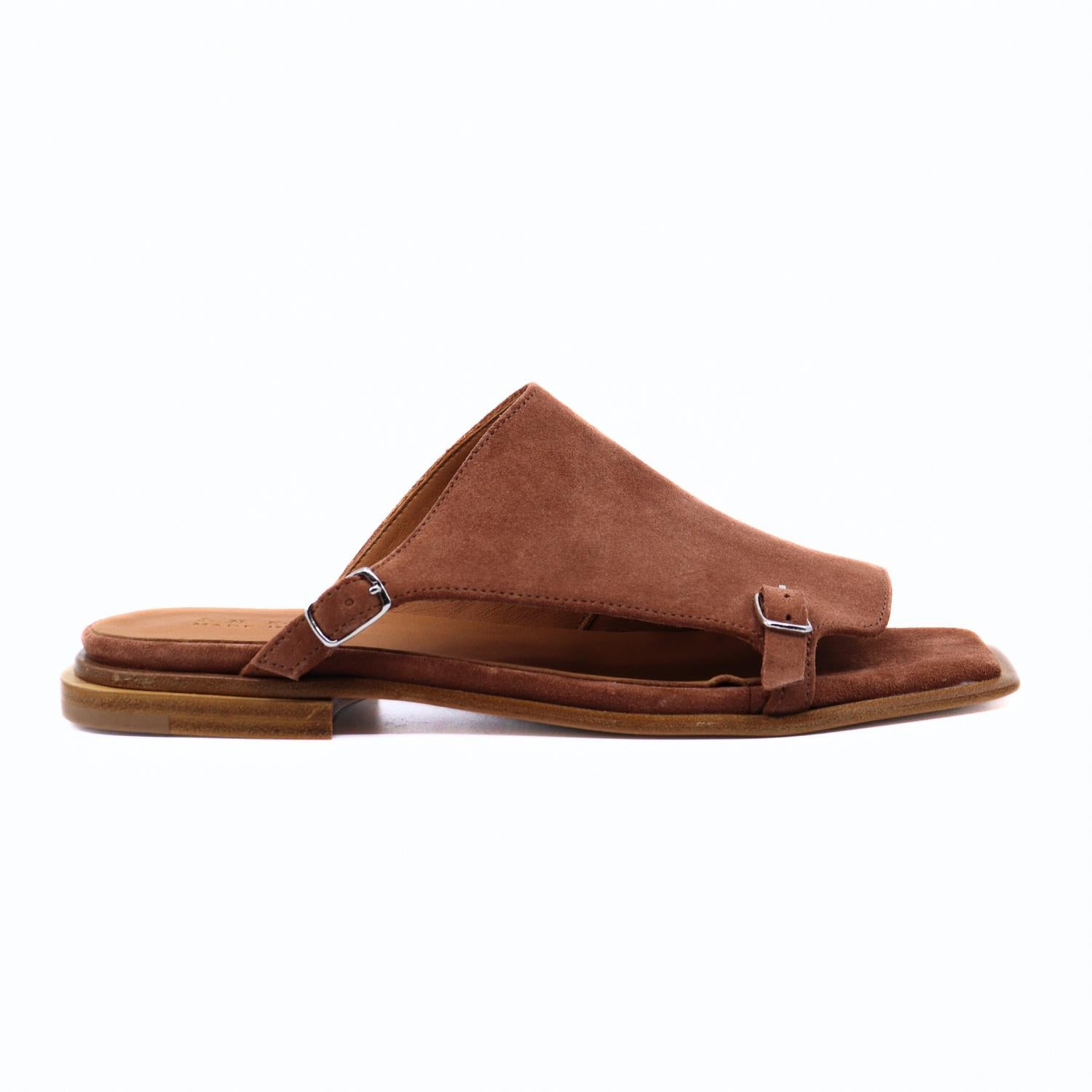 Women Pellame Cuoio Sandals In Brown I.N.K. Shoes — фото 2