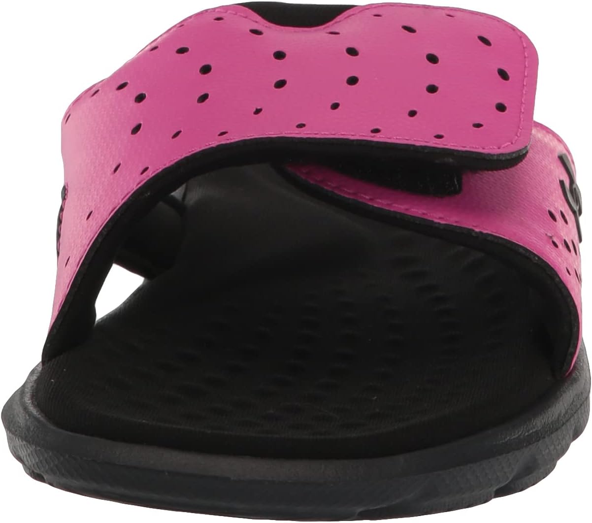 Детские сандалии Under Armour Ignite Pro Slide, черный/розовый — фото 2