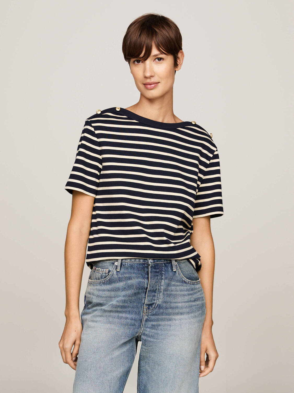 

Блуза Tommy Hilfiger Loose fit, черный