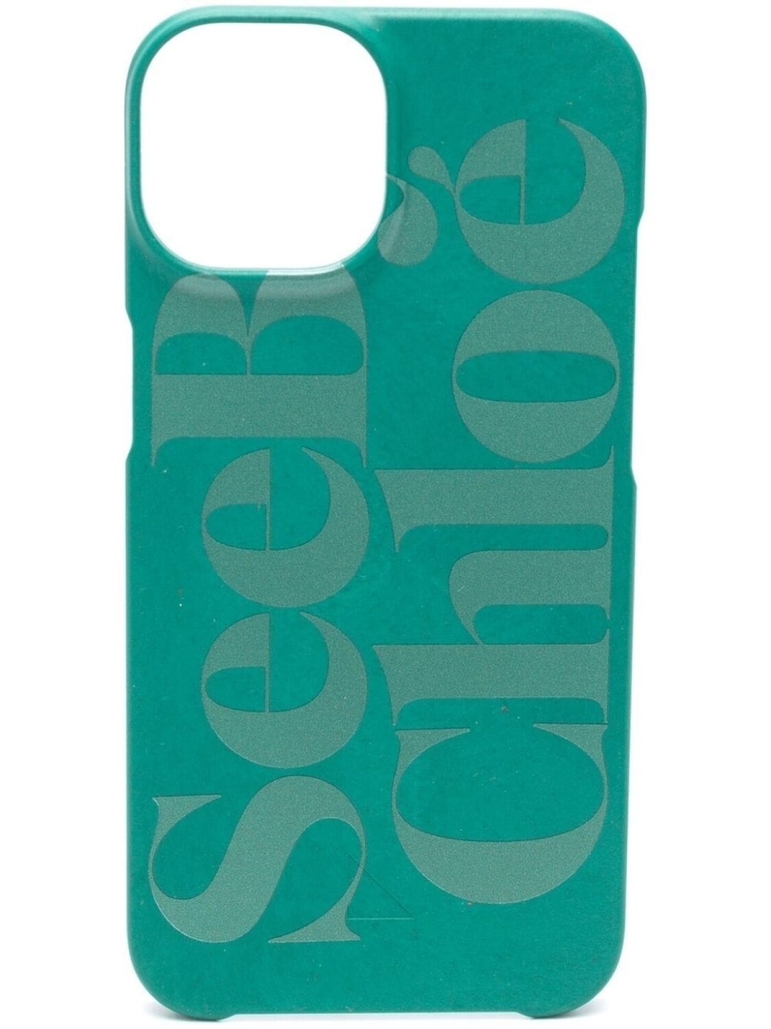 

See by Chloé чехол для iPhone 14 с логотипом, зеленый