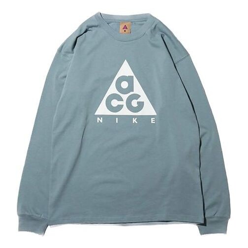 

Футболка acg basic logo длинный рукав футболка мужская Nike, серый