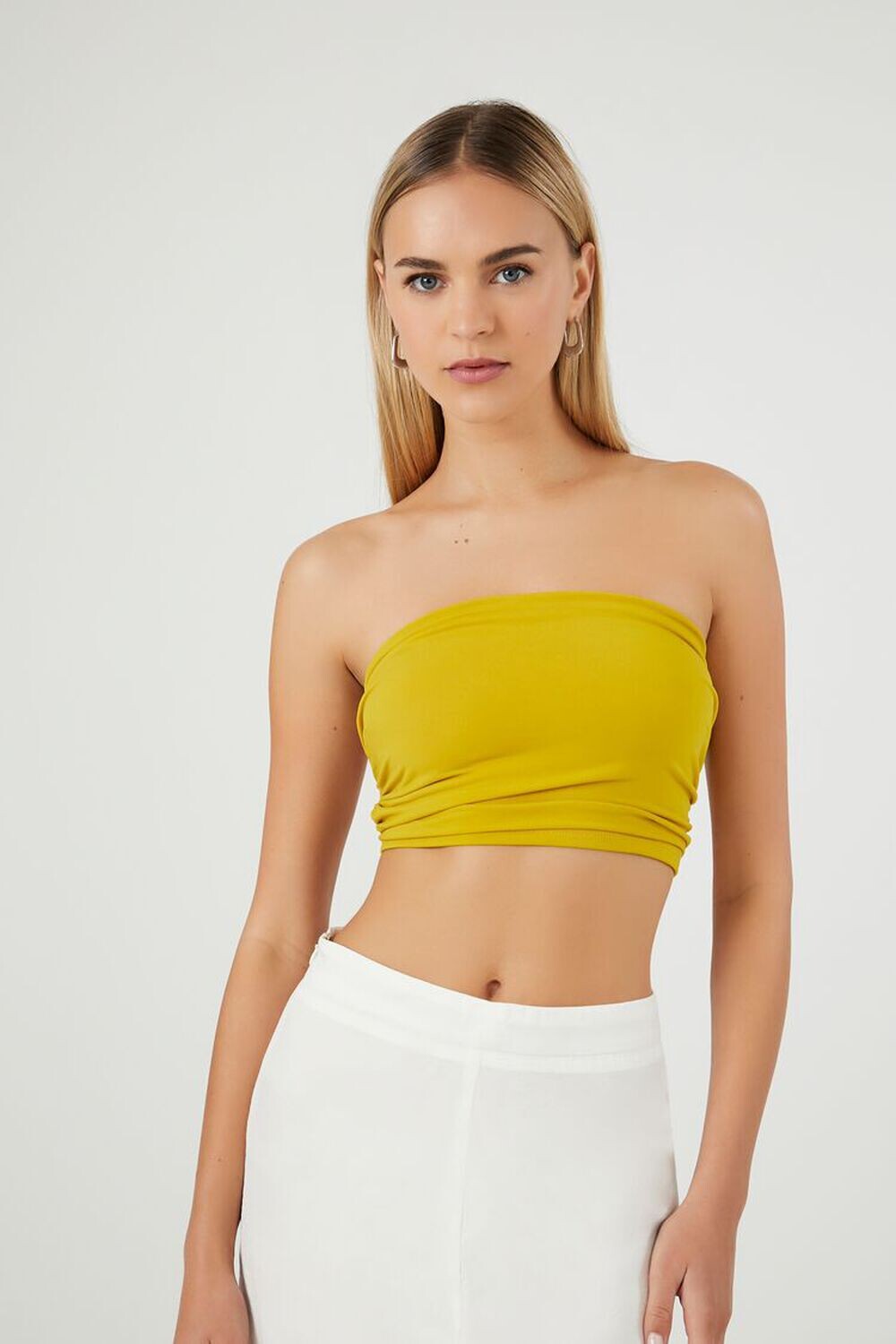 

Топ без рукавов с клеткой на спине Forever 21