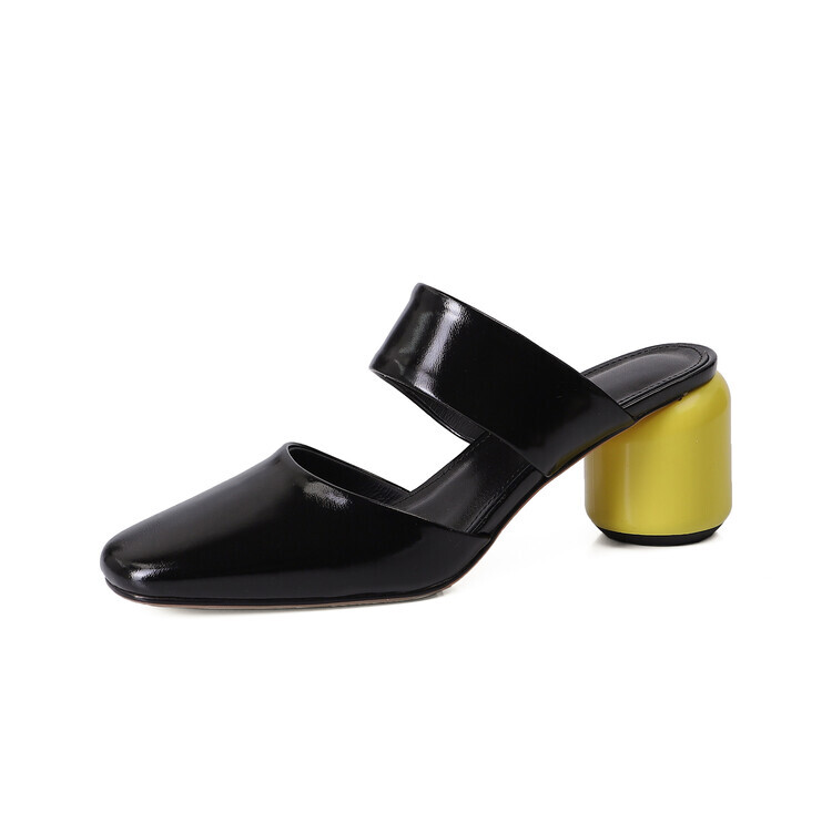 

Мюли женские с закрытым носком женские Rongcheng Shoe King, хаки