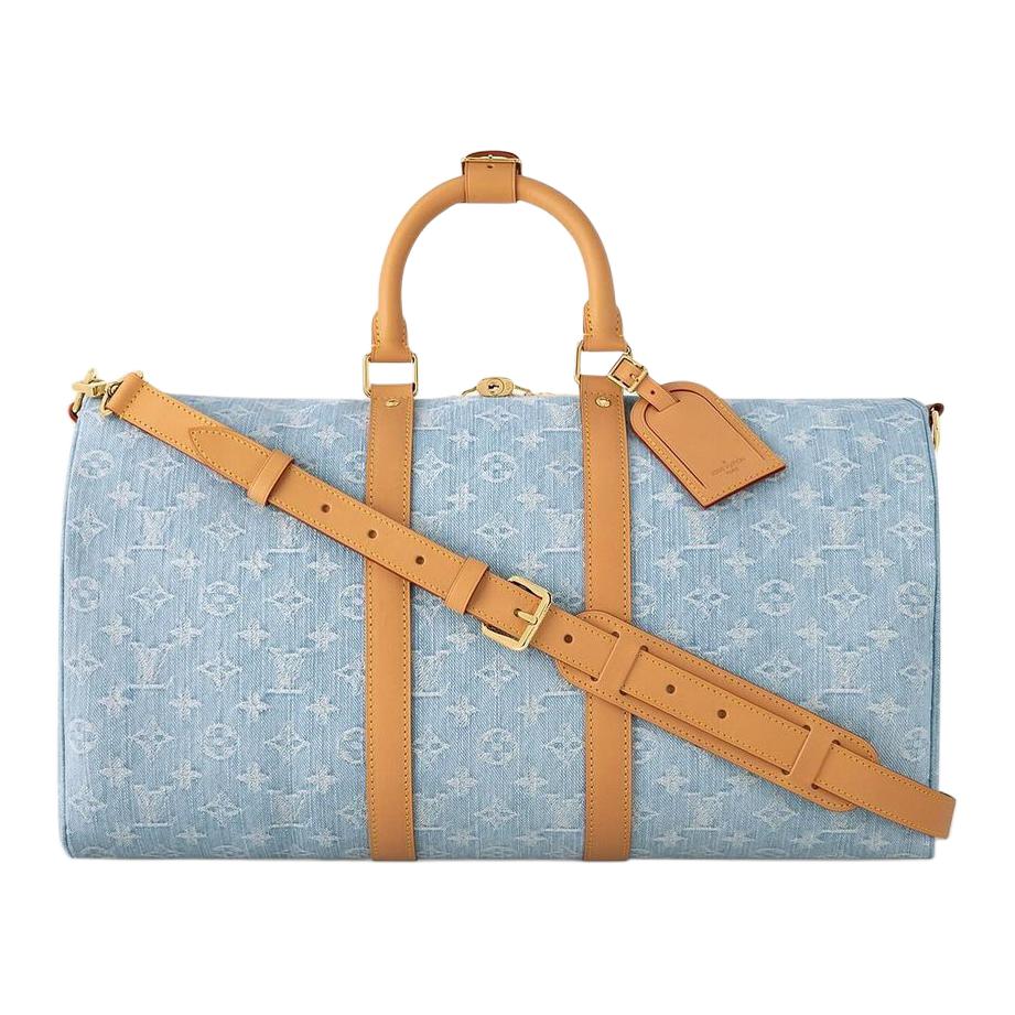 

Keepall Bandouliere 45 Небесно-голубой деним LOUIS VUITTON