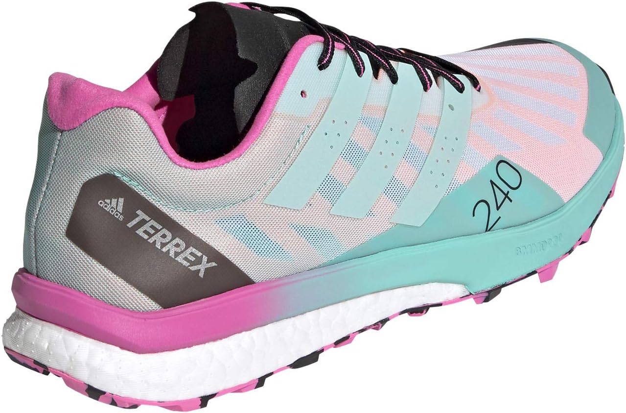 Мужские кроссовки adidas Terrex Speed Ultra Trail, белый/розовый — фото 2