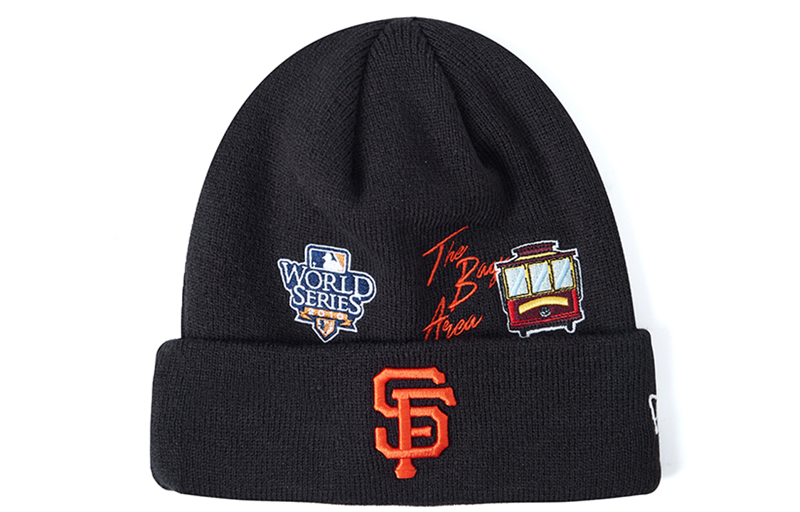 

New Era Мужская черная шапка бини, Black