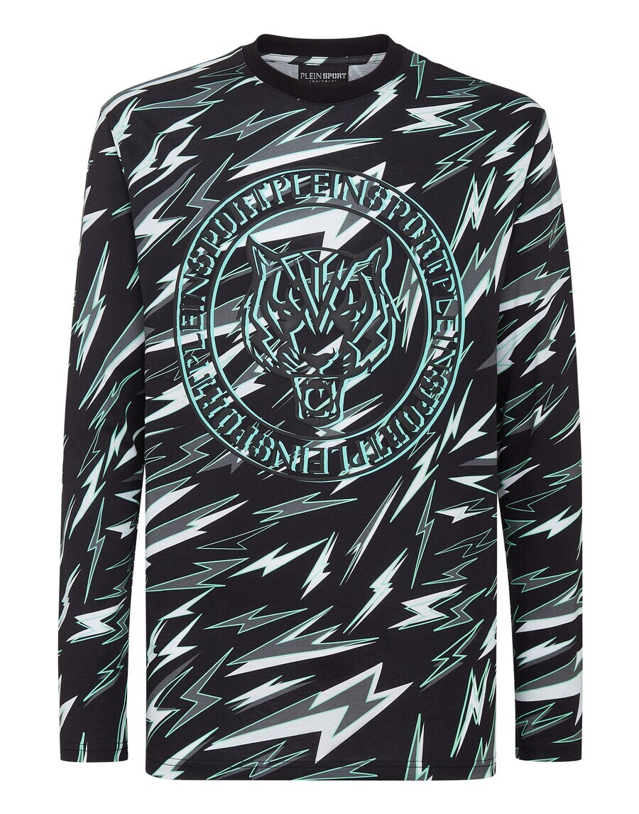 

Лонгслив Plein Sport Shirt Tiger, черный