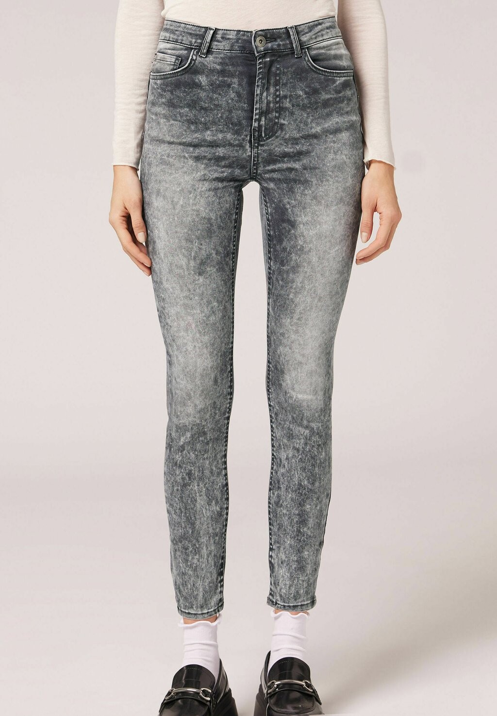 

Джинсы Slim Fit Calzedonia, цвет c grigio acid wash delave