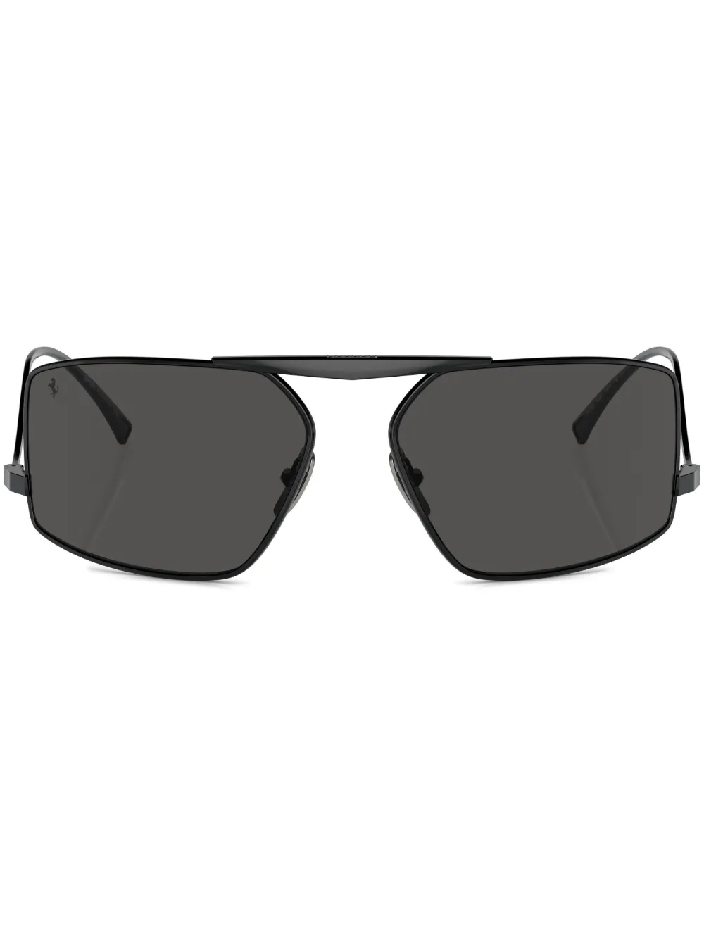 

Солнцезащитные очки в прямоугольной оправе Ferrari, черный